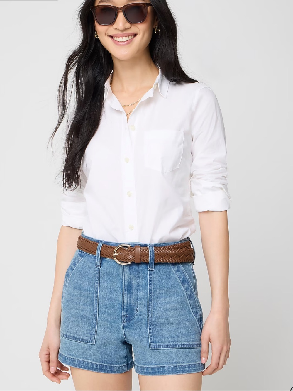 J Crew Denim Utility Shorts